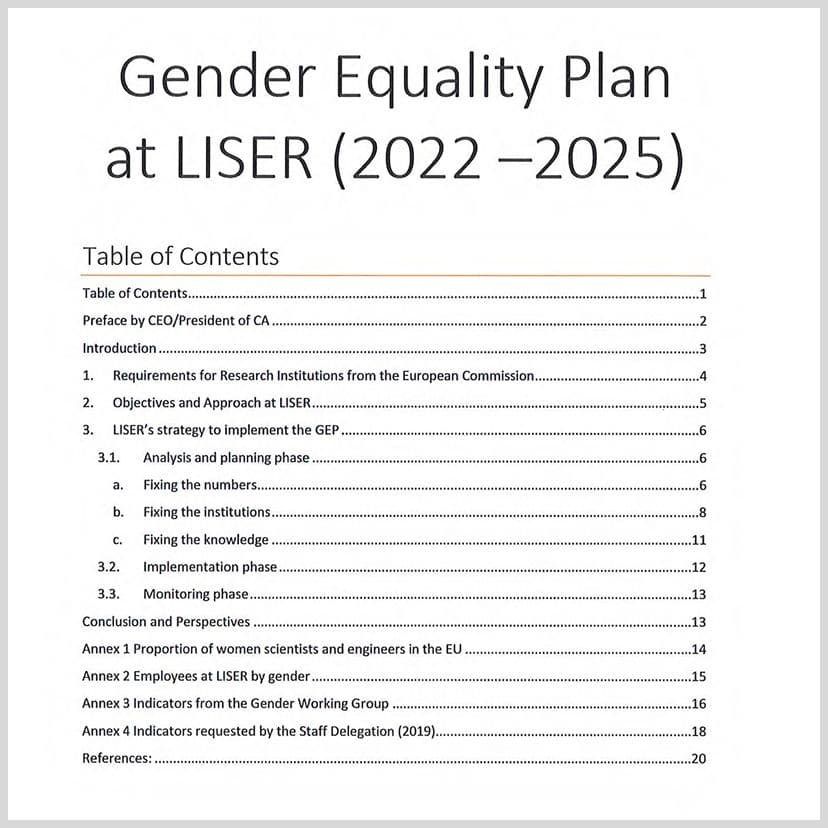 Gender Equality Plan at USER 2022-2025-cover