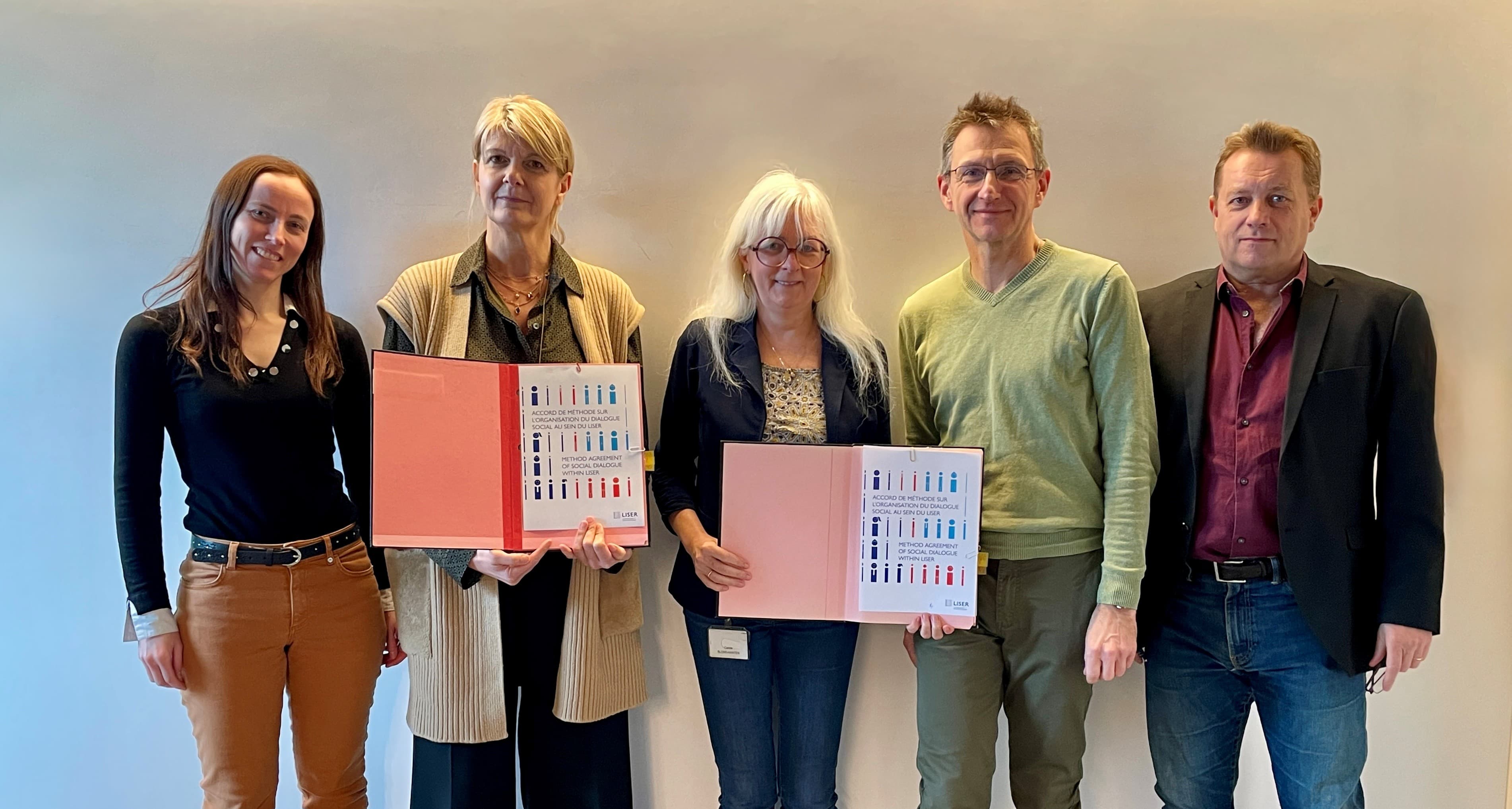 Method agreement of social dialogue within LISER