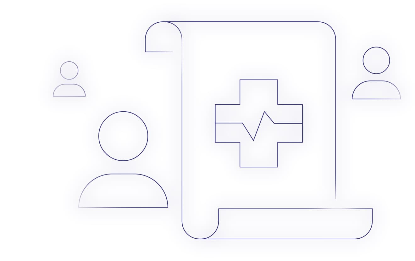 Health policy and public well-being icons