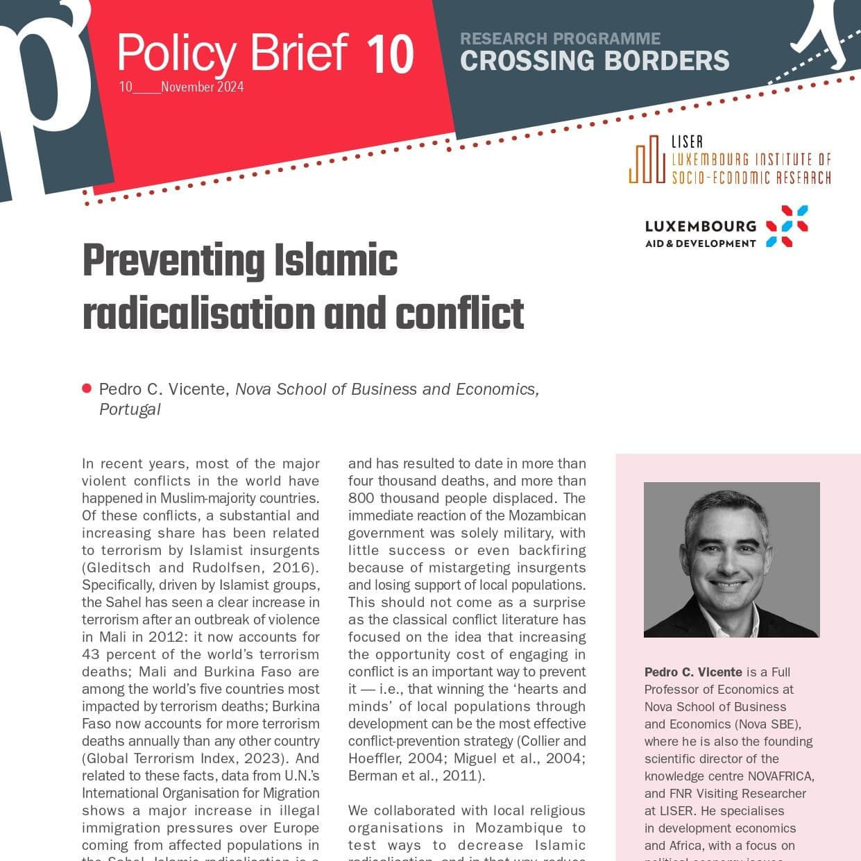Preventing Islamic radicalisation and conflict