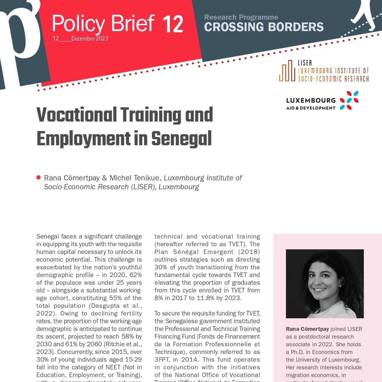 Vocational training and employment in Senegal