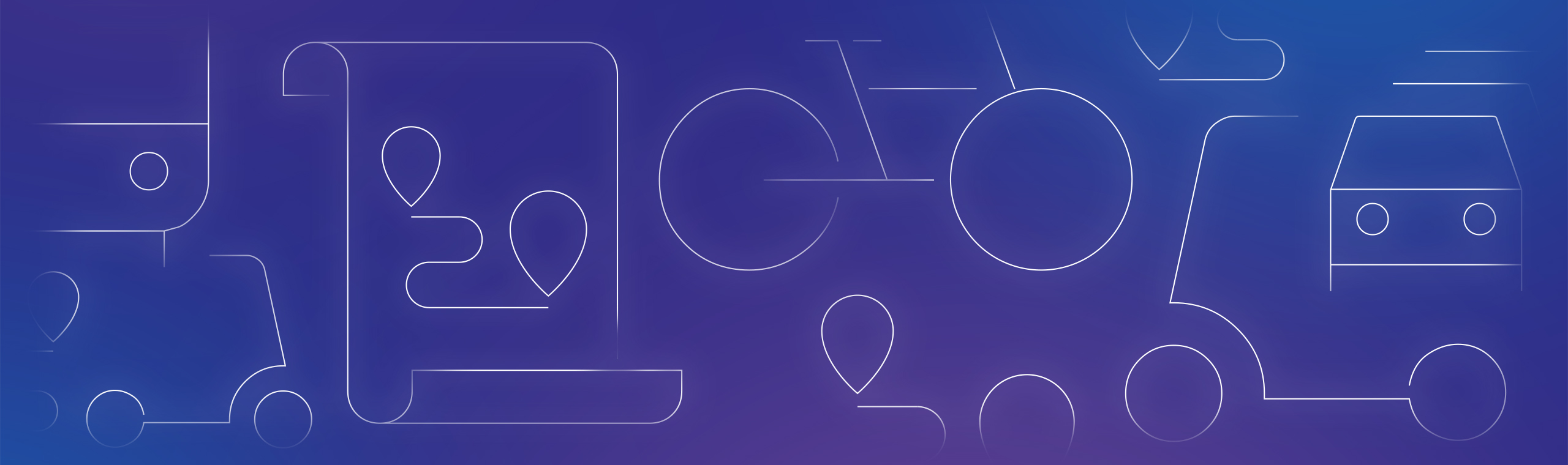 Transport and mobility policy area icons